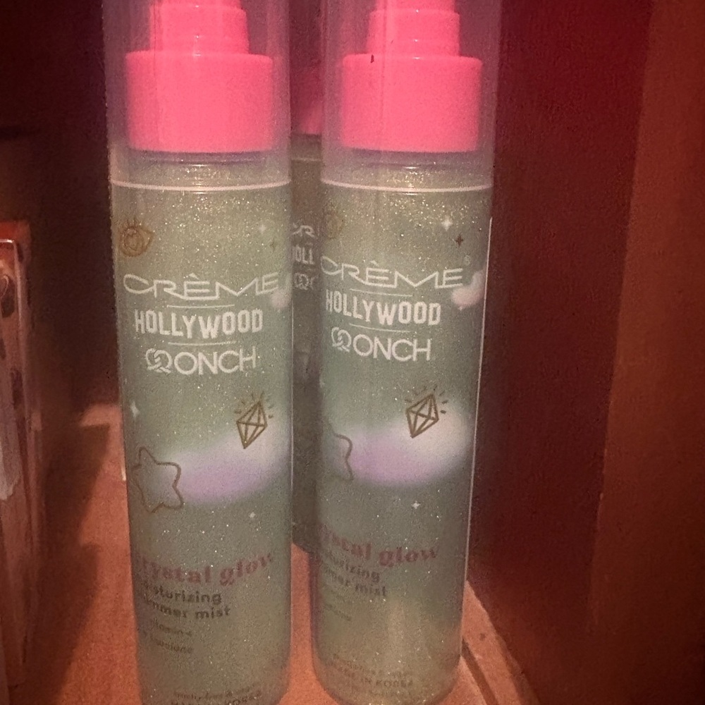 Crème Hollywood Qonch Iridescent Glow Facial Mist - Pink